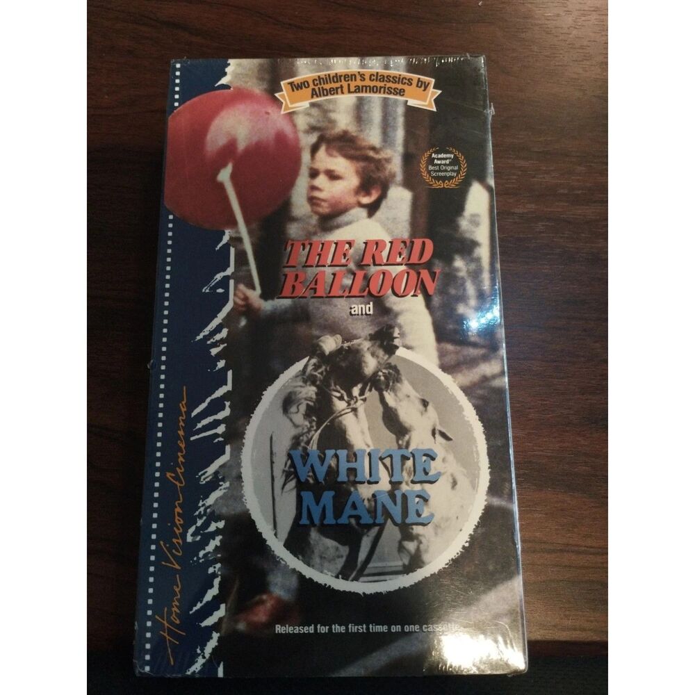The Red Balloon/White Mane (VHS, 1993) New & Sealed - Albert Lamorisse